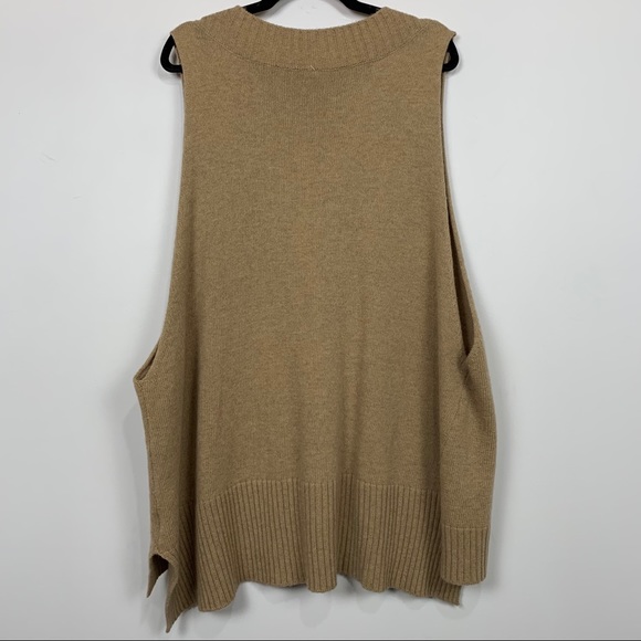 Free People Oversized Wool Swing Sweater Vest tag fell - Picture 4 of 5